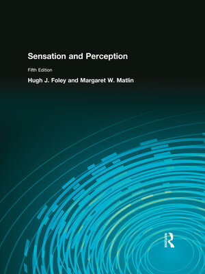 cover image of Sensation and Perception